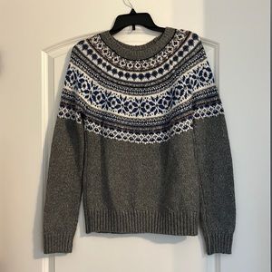 Abercrombie & Fitch Snowflake sweater. Looks new, no tags.